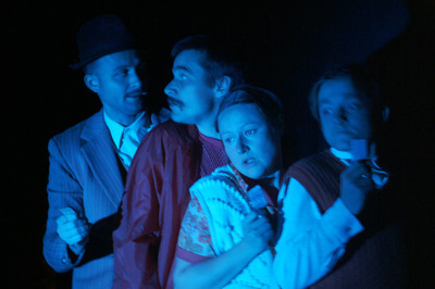 Tóth László, Trill Zsolt, Szűcs Nelli, Fehér Laci - © theater.hu - Ilovszky Béla